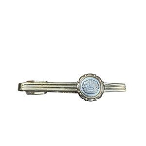 Burberry Gold and Silver Tie Clip